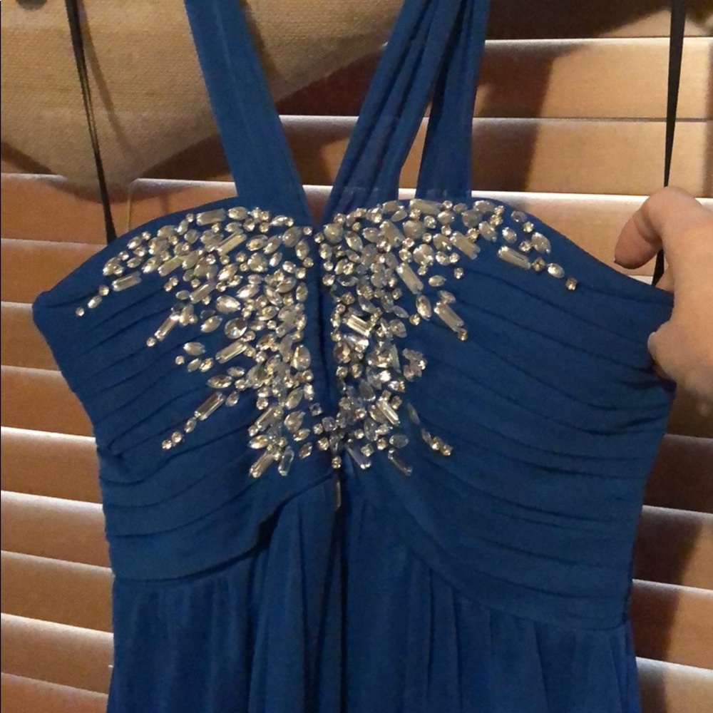 Brilliant blue formal